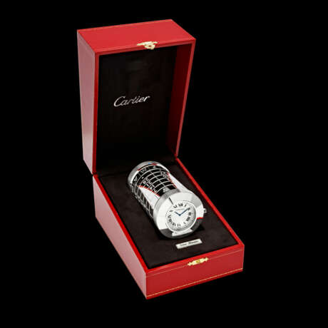 CARTIER, LIMITED EDITION OF 2000 PIECES, CIGARETTE BOX WITH CALENDAR AND CLOCK - фото 4