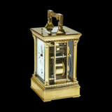 L'EPÉE 1839, GILT CARRIAGE CLOCK WITH ALARM - photo 2