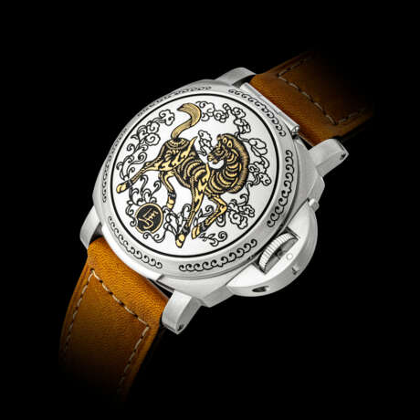 PANERAI, WITH HORSE MOTIF, LIMITED EDITION OF 100 PIECES, LUMINOR SEALAND, REF. PAM00847 - photo 1