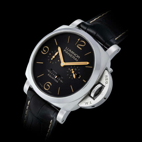 PANERAI, LIMITED EDITION OF 100 PIECES, LUMINOR 1950 EQUATION OF TIME 8 DAYS ACCIAIO, REF. PAM00601 - photo 1