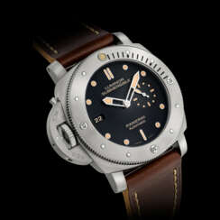 PANERAI, LIMITED EDITION OF 1000 PIECES, LUMINOR SUBMERSIBLE 1950 LEFT-HANDED 3 DAYS AUTOMATIC TITANIO, REF. PAM00569