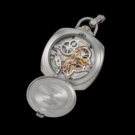 PANERAI, LIMITED EDITION OF 50 PIECES, WHITE GOLD, POCKET WATCH 3 DAYS ORO BIANCO, REF. PAM00529 - photo 3