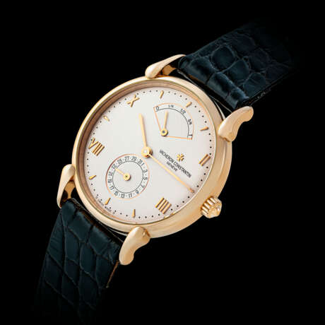 VACHERON CONSTANTIN, PINK GOLD WRISTWATCH WITH POWER RESERVE AND DATE, REF. 48100/000R-3 - фото 1
