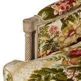A LOUIS XVI GREY-PAINTED BERGERE - photo 5