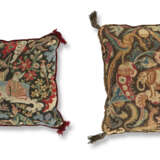 TWO FRENCH 'CHINOISERIE' NEEDLEWORK PANEL CUSHIONS - фото 1