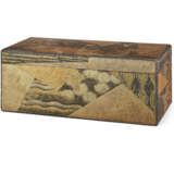 A JAPANESE LACQUER TWO-LAYER WIRITING BOX (SUZUKIBAKO) AND COVER - photo 1