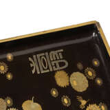 A JAPANESE LACQUER TWO-LAYER WIRITING BOX (SUZUKIBAKO) AND COVER - Foto 6