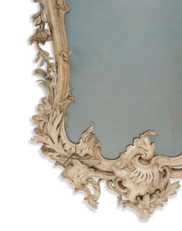 AN ENGLISH GREY-PAINTED MIRROR - Foto 2