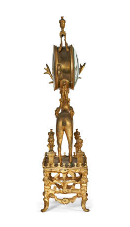 A REGENCY ORMOLU MANTEL CLOCK - фото 6