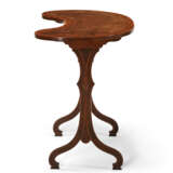 A GEORGE III BURR YEW, EAST INDIAN SATINWOOD, KINGWOOD, AND MARQUETRY KIDNEY-FORM WRITING TABLE - photo 3