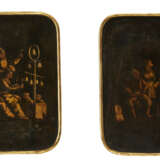 A PAIR OF REGENCY BLACK AND GILT-JAPANNED OCCASIONAL TABLES - Foto 4