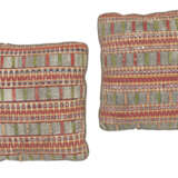 TWO INDONESIAN SARONG COVERED THROW CUSHIONS - фото 3