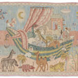 AN AMERICAN PICTORIAL FLAT WOVEN CARPET - Foto 1