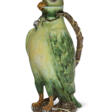 A PROSKAU FAYENCE PARROT-FORM EWER AND COVER - Auktionsarchiv