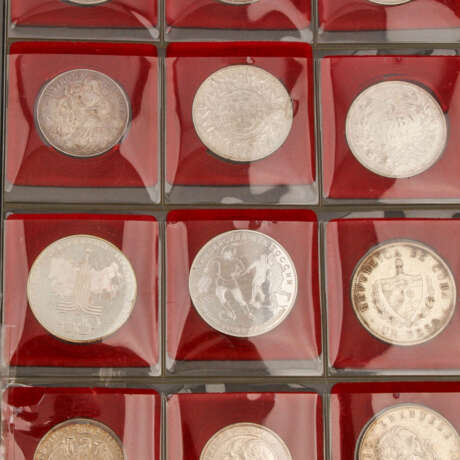 Reigen Silbermünzen historisch und modern, - фото 2
