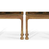 A PAIR OF GEORGE I GILT-GESSO AND JAPANESE LACQUER PIER TABLES - Foto 6