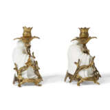 A PAIR OF FRENCH ORMOLU-MOUNTED CHINESE BLANC-DE-CHINE PORCELAIN CANDLESTICKS - photo 3