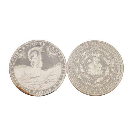 Ca. 30 Repliken wertvoller Münzen des RDR, - photo 6