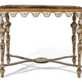 AN ITALIAN CREAM, POLYCHROME-PAINTED, AND LACCA POVERA DECORATED CENTER TABLE - фото 2