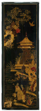 A SUITE OF TWENTY-SEVEN ENGLISH JAPANNED PANELS AND A CHIMNEY-PIECE - Foto 14