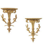 A PAIR OF GILTWOOD WALL BRACKETS - photo 1