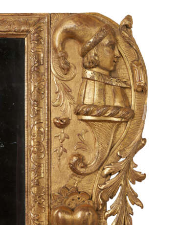 A QUEEN ANNE GILTWOOD AND GILT-GESSO OVERMANTEL MIRROR - photo 3