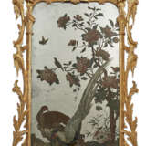A CHINESE EXPORT REVERSE-PAINTED MIRROR - photo 1