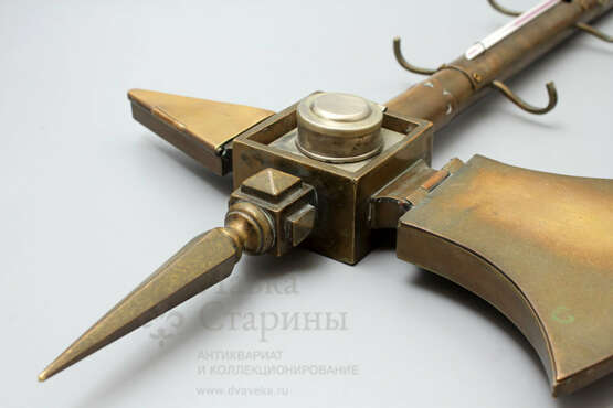 Настольный прибор с чернильницей и термометром «Топорик» Европа - фото 1