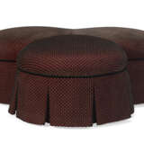 A CONTEMPORARY UPHOLSTERED POUF - photo 1