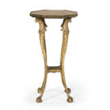 A REGENCY AMBOYNA AND PARCEL-GILT CENTER TABLE - фото 6