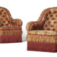 A NEAR PAIR OF VICTORIAN ARMCHAIRS - Auction archive