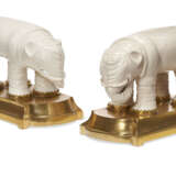 A PAIR OF ORMOLU-MOUNTED CHINESE DEHUA FIGURES OF ELEPHANTS - photo 7