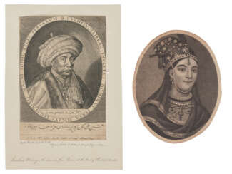 TWO PORTRAITS: HUSAIN &#39;ALI BEG, AMBASSADOR FROM PERSIA AT THE COURT OF RUDOLPH II AND A MUGHAL PRINCESS
