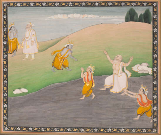 A SCENE FROM THE LIFE OF KRISHNA - photo 1