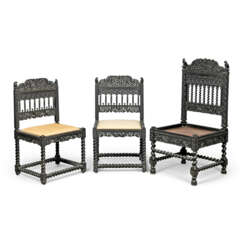 THREE ANGLO-INDIAN CHAIRS
