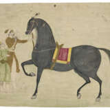 A STALLION WITH TWO ATTENDANTS - photo 1
