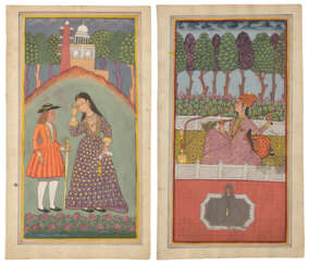 TWO FOLIOS FROM A DECCANI MANUSCRIPT