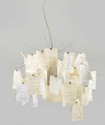 Außergewöhnliche Deckenlampe "Zettel`z" von Ingo Maurer