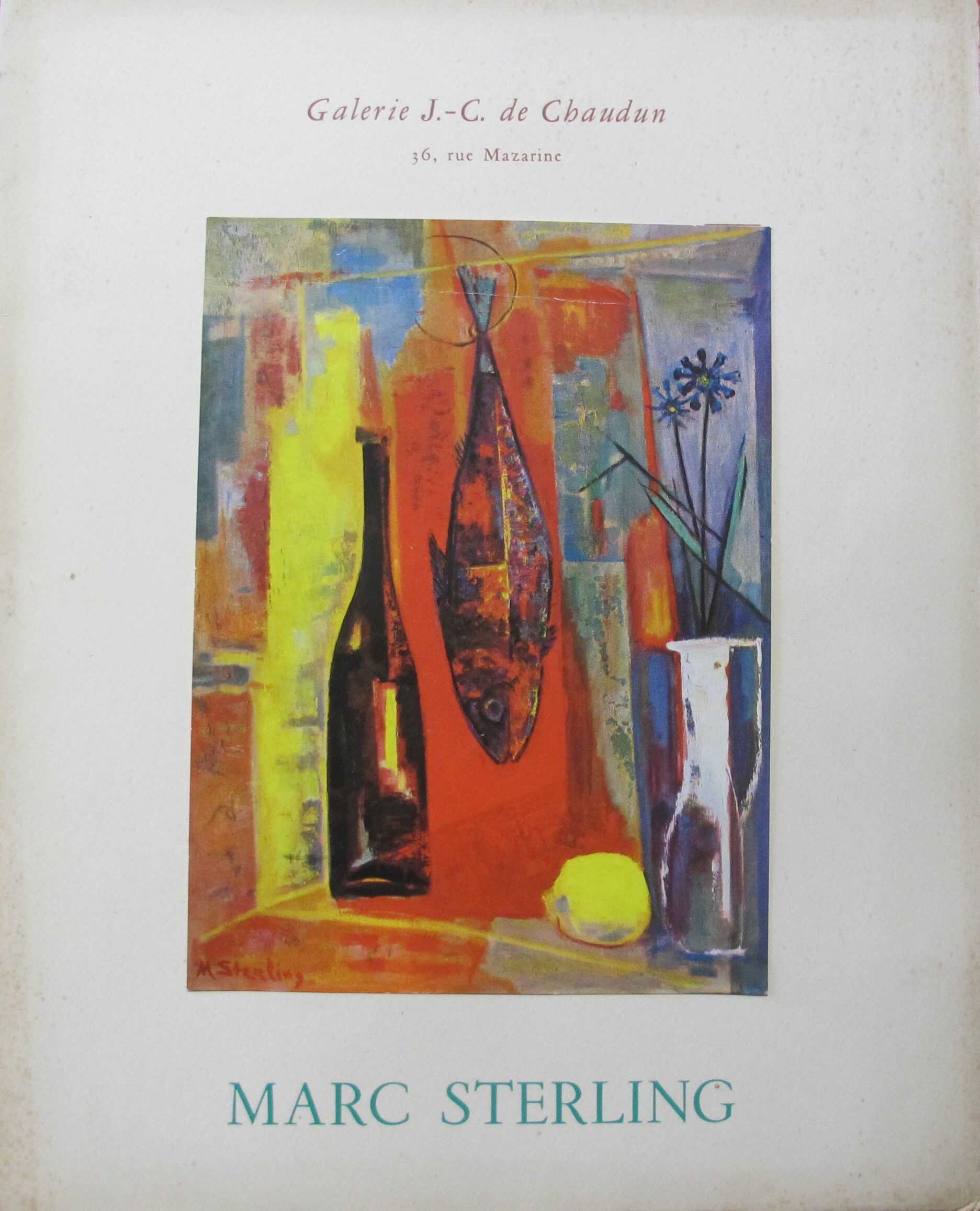 Marc Sterling / Galerie J.C. de Chaudun.