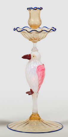 Soffiato-Kerzenleuchter mit Vogelfigur - Foto 1
