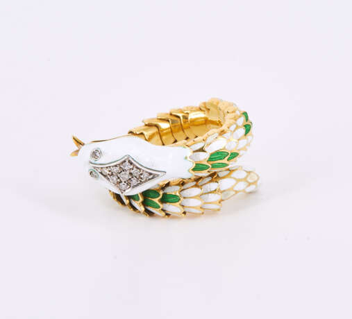 Snake Diamond Ring - Foto 1