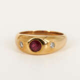 Ruby Diamond Ring - photo 1