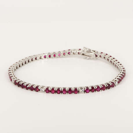 Ruby-Diamond-Bracelet - Foto 1