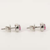 Sapphire Diamond Ear Studs - photo 2