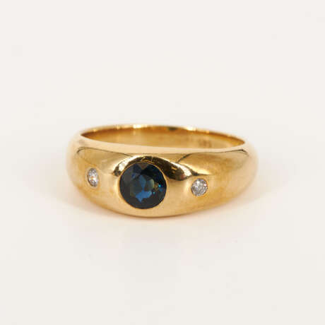 Sapphire Diamond Ring - Foto 1