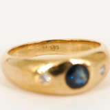 Sapphire Diamond Ring - Foto 4