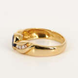 Sapphire Diamond Ring - Foto 2