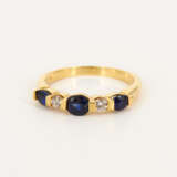 Sapphire Diamond Ring - фото 1