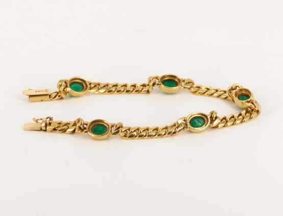 Emerald Curb Bracelet - фото 3