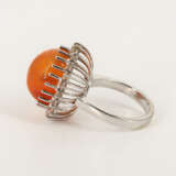 Fire Opal Diamond Ring - Foto 2